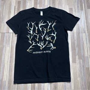 Black Modest Mouse Graphic T-Shirt Kids Size Large